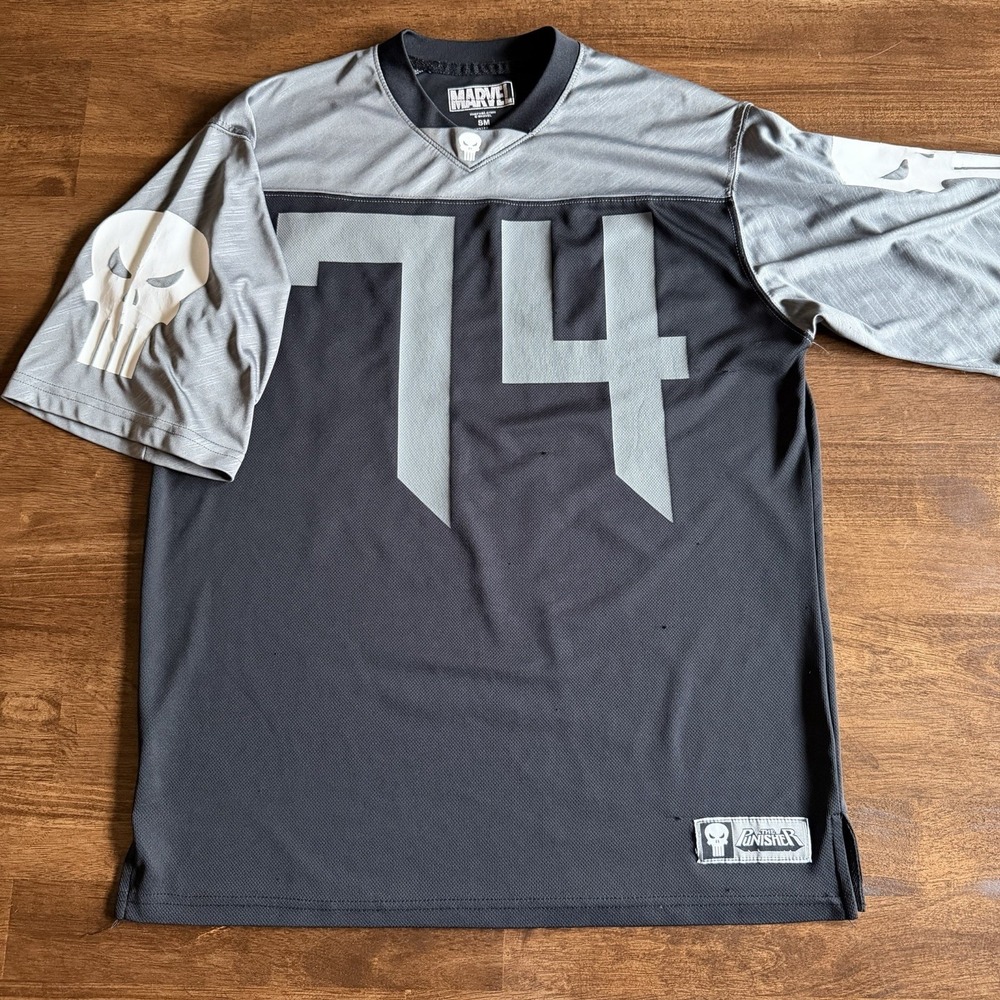 Marvel Punisher #74 Football Jersey Size SM